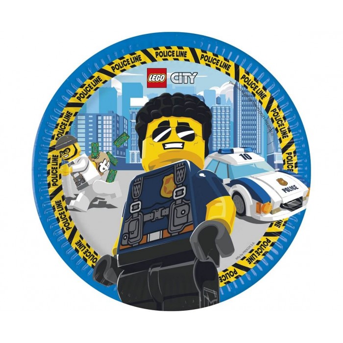 Lėkštutės "LEGO city"