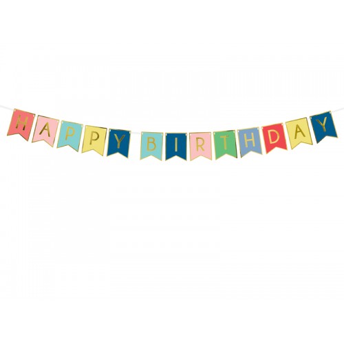 Girlianda "Happy Birthday"
